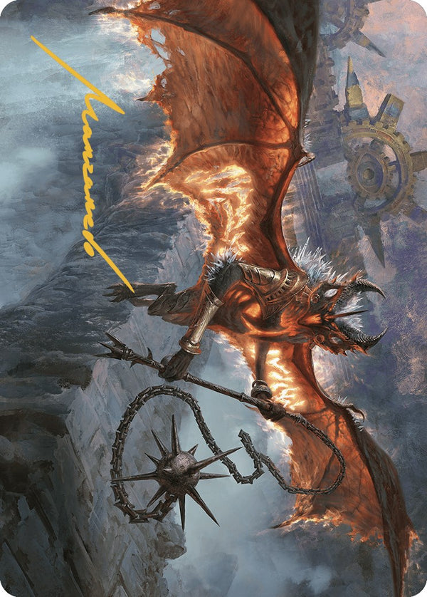 Bloodletter of Aclazotz Art Card (15/81) (Gold-Stamped Signature) [The Lost Caverns of Ixalan Art Series] - Magic: The Gathering