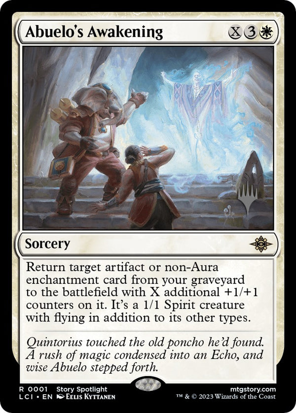 Abuelo's Awakening (Promo Pack) [The Lost Caverns of Ixalan Promos] - Magic: The Gathering