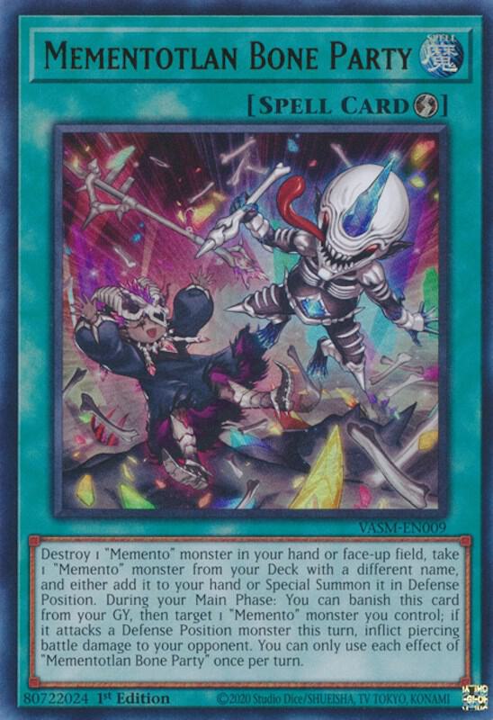 Mementotlan Bone Party (VASM-EN009) [Ultra Rare] - Yu-Gi-Oh!