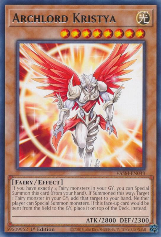 Archlord Kristya (VASM-EN048) [Rare] - Yu-Gi-Oh!