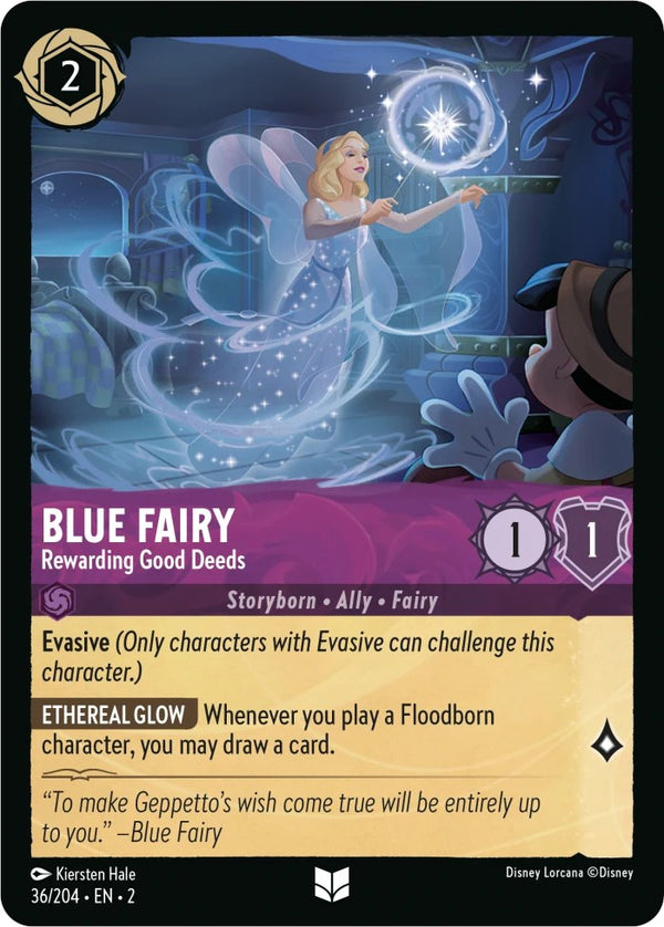 Blue Fairy - Rewarding Good Deeds (36/204) [Rise of the Floodborn] - Disney