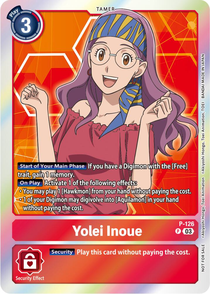 Yolei Inoue - P-126 (Tamer Party Pack -The Beginning- Ver. 2.0)