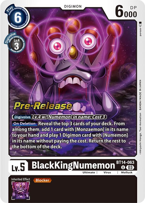 BlackKingNumemon - Digimon Card Game