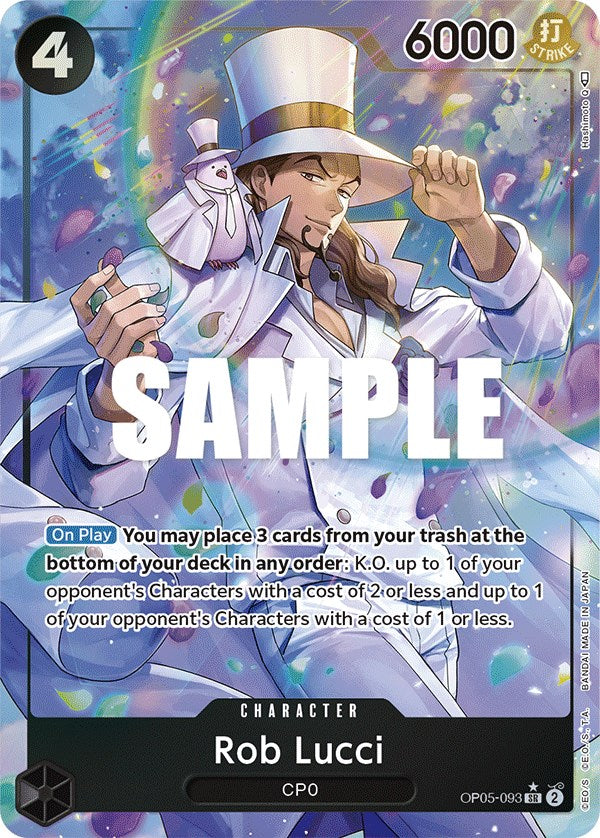 Rob Lucci (Alternate Art) [Awakening of the New Era] - Bandai
