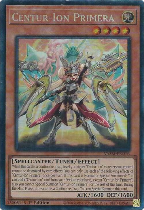 Centur-Ion Primera (CR) (VASM-EN016) [Collector's Rare] - Yu-Gi-Oh!