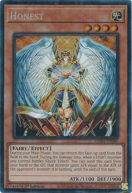Honest (CR) (VASM-EN046) [Collector's Rare] - Yu-Gi-Oh!