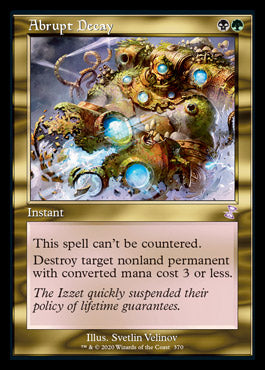 Abrupt Decay (Timeshifted) [Time Spiral Remastered] - Magic: The Gathering