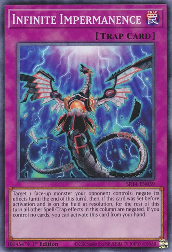 Infinite Impermanence (SR14-EN039) [Common] - Yu-Gi-Oh!