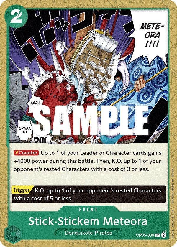Stick-Stickem Meteora [Awakening of the New Era] - Bandai