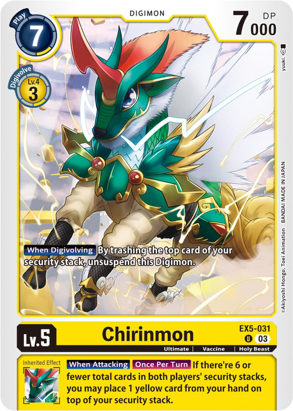 Chirinmon [EX5-031] [Animal Colosseum] - Digimon