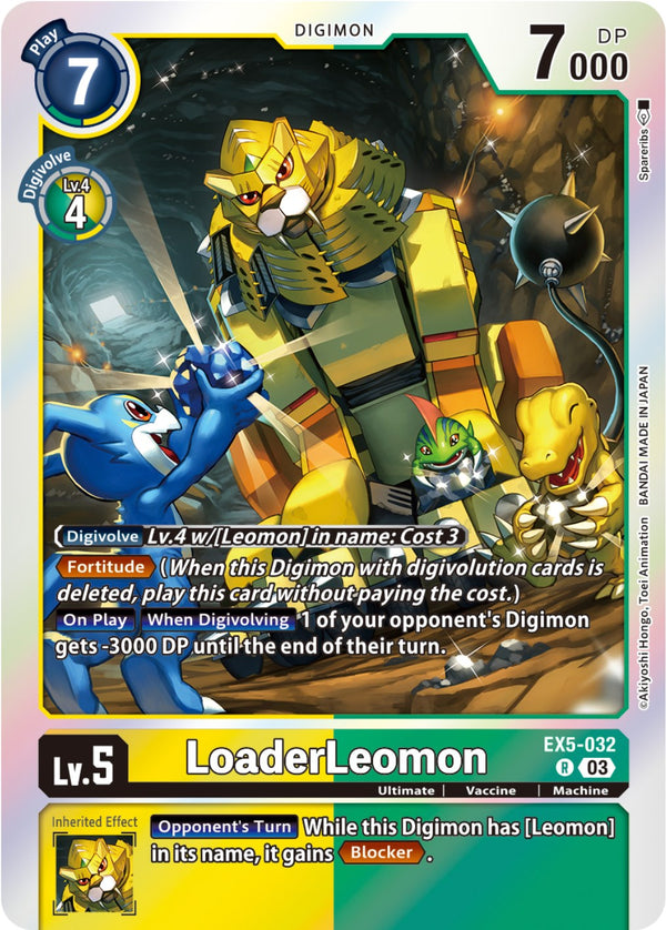 LoaderLeomon [EX5-032] [Animal Colosseum] - Digimon