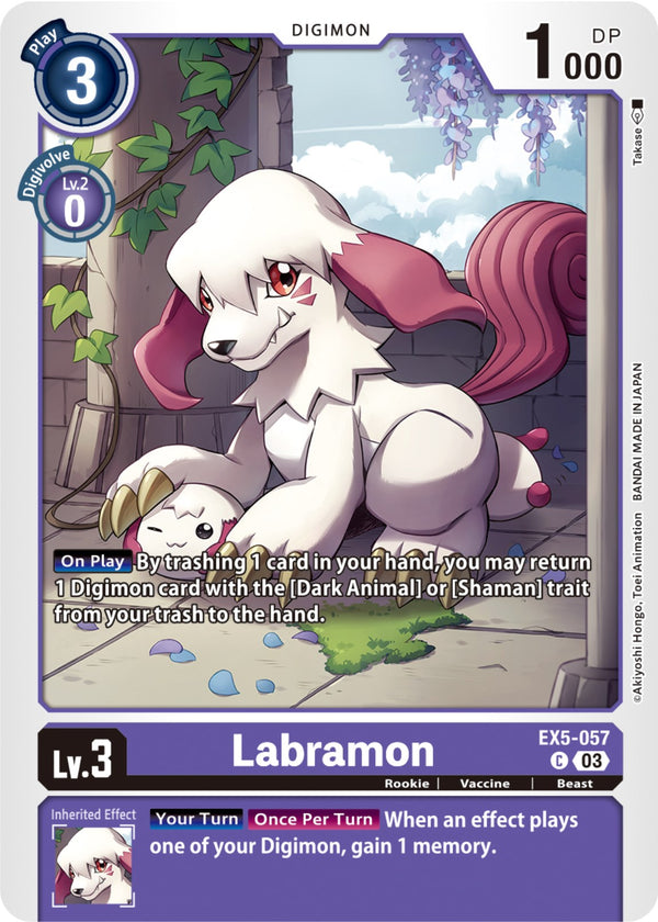 Labramon [EX5-057] [Animal Colosseum] - Digimon