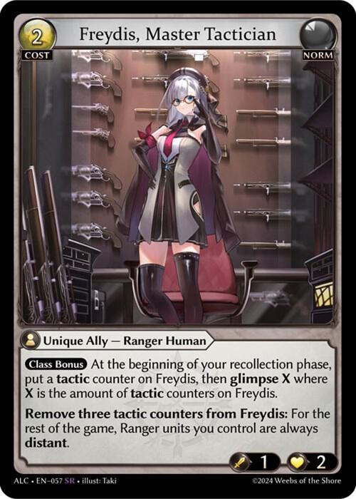 Freydis, Master Tactician