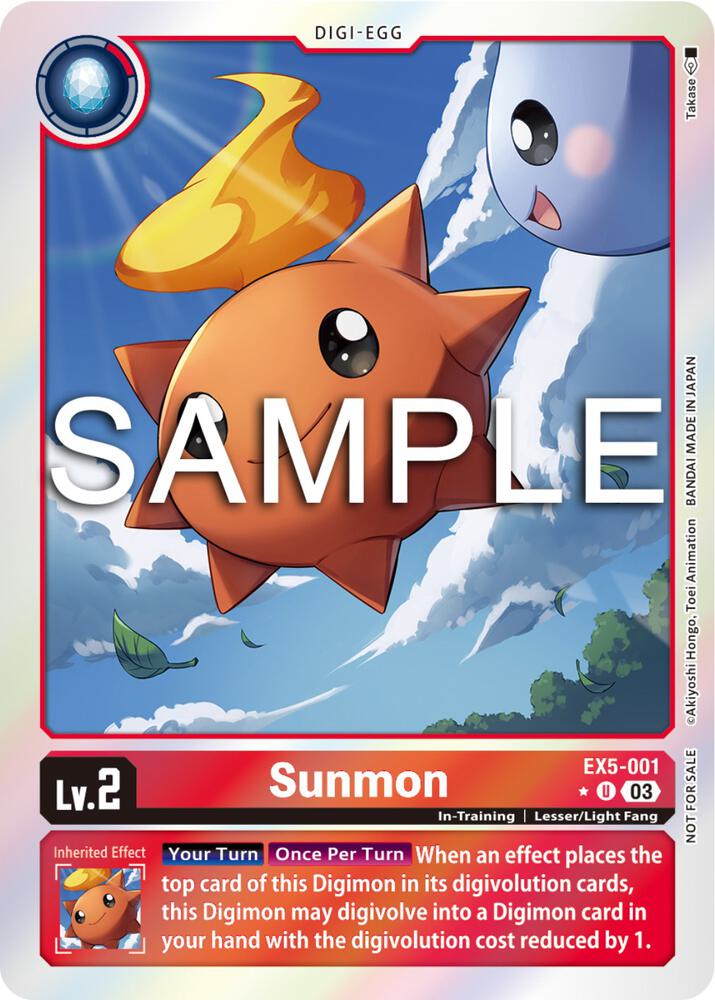 Sunmon (Animal Colosseum Box Promotion Pack)