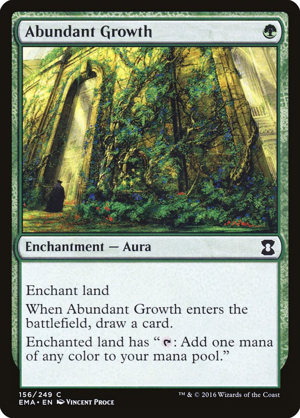 Abundant Growth [Eternal Masters] - Magic: The Gathering