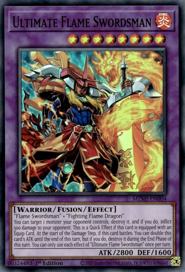 Ultimate Flame Swordsman (MZMI-EN004) [Super Rare] - Yu-Gi-Oh!