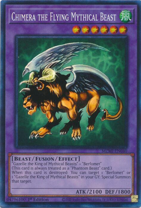Chimera the Flying Mythical Beast (CR) [MZMI-EN040] Collector's Rare