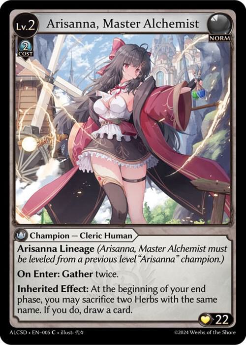 Arisanna, Master Alchemist
