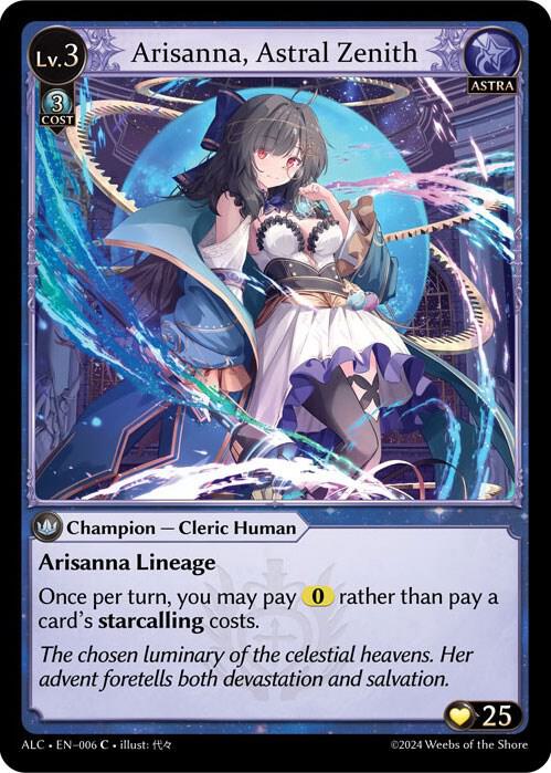 Arisanna, Astral Zenith
