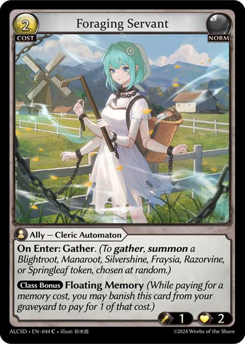 Foraging Servant