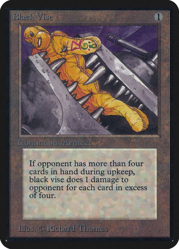 Black Vise [Alpha Edition] - Magic: The Gathering