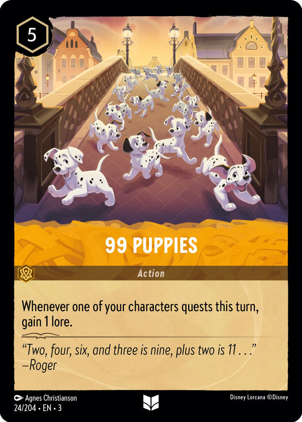 99 Puppies (24/204) [Into the Inklands] - Disney