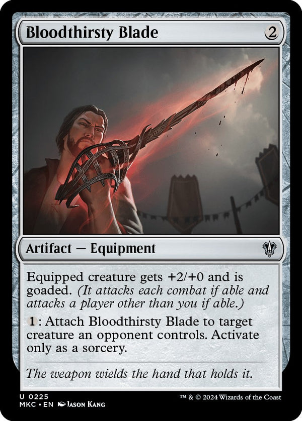 Bloodthirsty Blade [Murders at Karlov Manor Commander] - Magic: The Gathering