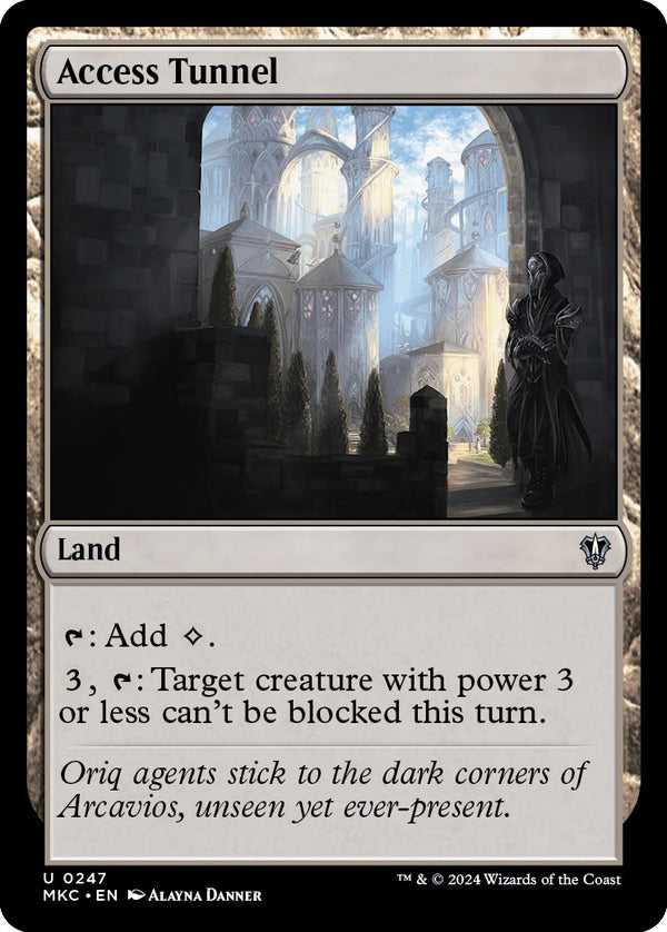 Access Tunnel [Murders at Karlov Manor Commander] - Magic: The Gathering