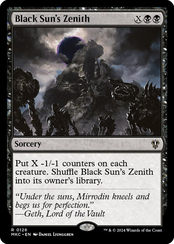 Black Sun's Zenith [Murders at Karlov Manor Commander] - Magic: The Gathering