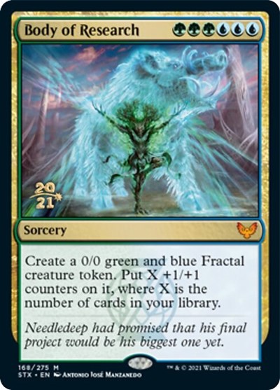 Body of Research [Strixhaven: School of Mages Prerelease Promos] - Magic: The Gathering