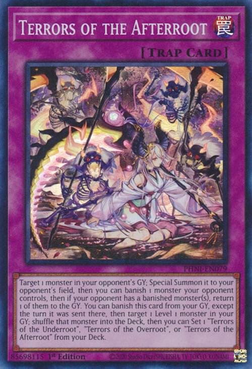 Terrors of the Afterroot (PHNI-EN079) [Super Rare] - Yu-Gi-Oh!