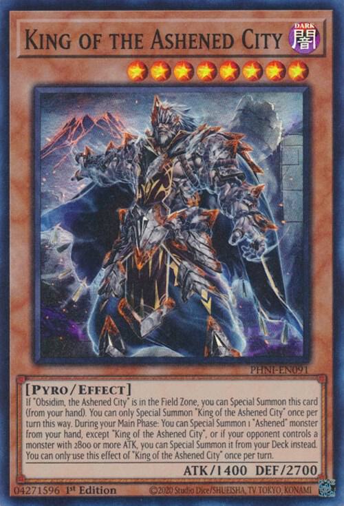 King of the Ashened City (PHNI-EN091) [Super Rare] - Yu-Gi-Oh!