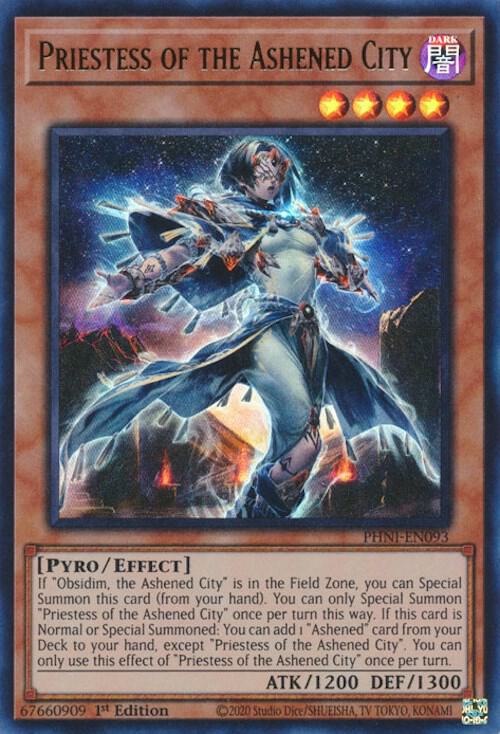 Priestess of the Ashened City (PHNI-EN093) [Ultra Rare] - Yu-Gi-Oh!