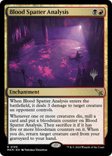 Blood Spatter Analysis (Promo Pack) [Murders at Karlov Manor Promos] - Magic: The Gathering