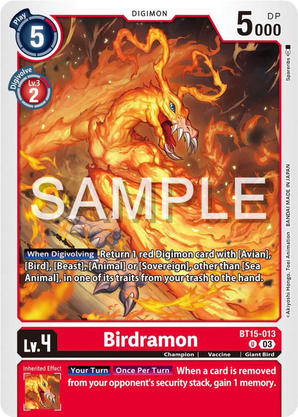 Birdramon - Digimon Card Game