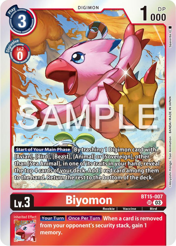 Biyomon - Digimon Card Game
