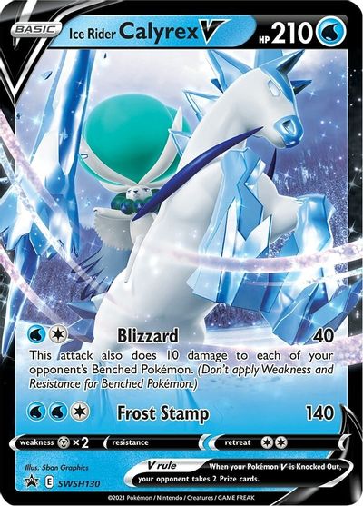 Ice Rider Calyrex V (SWSH130) [Sword & Shield: Black Star Promos] - Pokémon