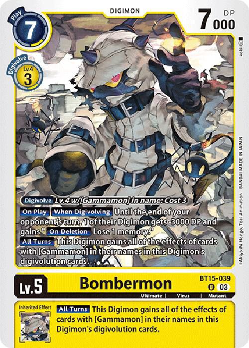 Bombermon - Digimon Card Game