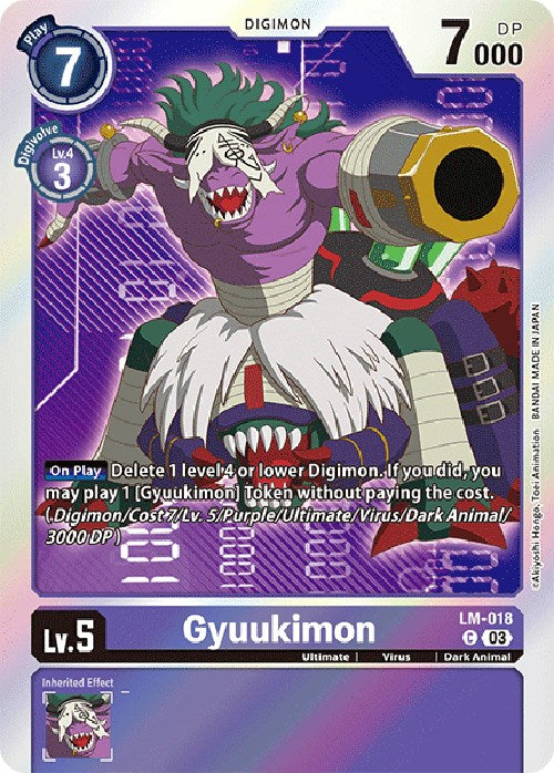 Gyuukimon [LM-018] (English Exclusive) [Exceed Apocalypse] - Digimon