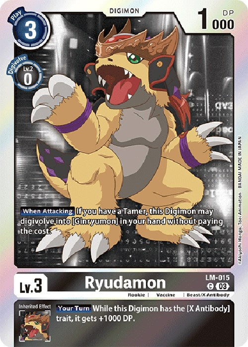 Ryudamon [LM-015] (English Exclusive) [Exceed Apocalypse] - Digimon