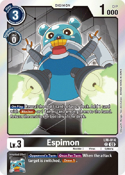Espimon [LM-014] (English Exclusive) [Exceed Apocalypse] - Digimon