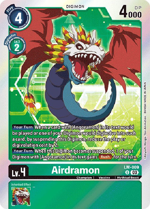Airdramon [LM-009] (English Exclusive) [Exceed Apocalypse] - Digimon