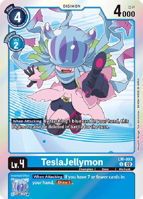 TeslaJellymon [LM-003] (English Exclusive) [Exceed Apocalypse] - Digimon