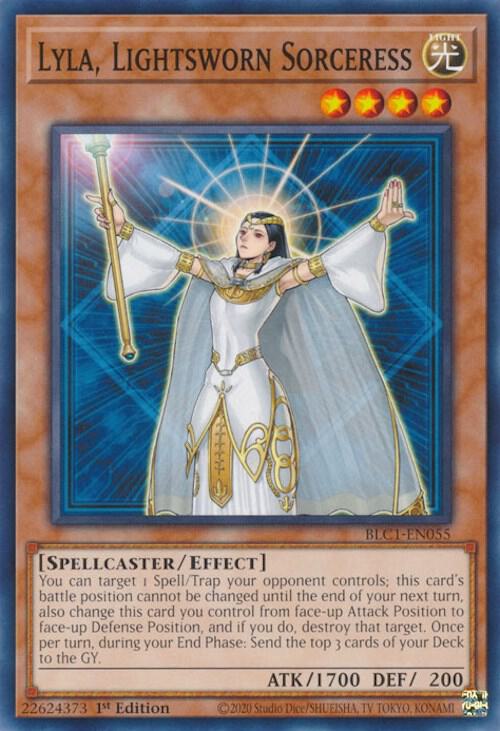Lyla, Lightsworn Sorceress (BLC1-EN055) [Common] - Yu-Gi-Oh!