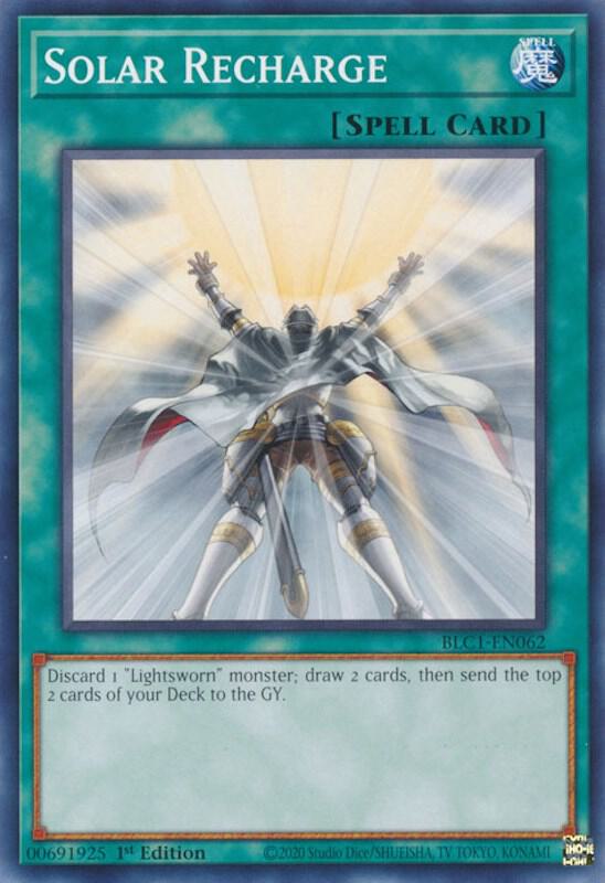 Solar Recharge (BLC1-EN062) [Common] - Yu-Gi-Oh!