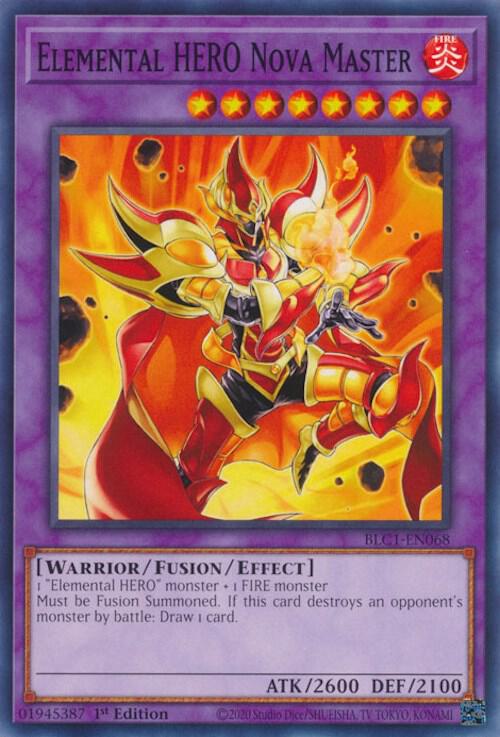Elemental HERO Nova Master (BLC1-EN068) [Common] - Yu-Gi-Oh!