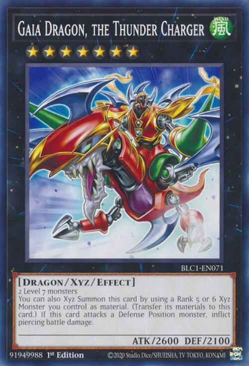 Gaia Dragon, the Thunder Charger (BLC1-EN071) [Common] - Yu-Gi-Oh!