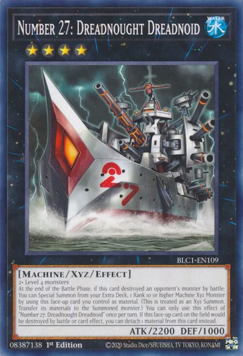 Number 27: Dreadnought Dreadnoid (BLC1-EN109) [Common] - Yu-Gi-Oh!