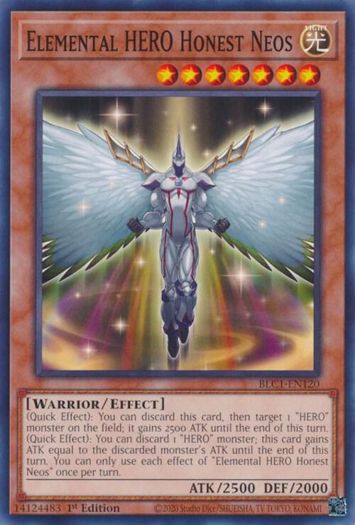 Elemental HERO Honest Neos (BLC1-EN120) [Common] - Yu-Gi-Oh!
