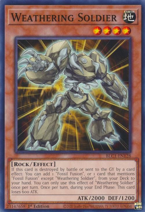 Weathering Soldier (BLC1-EN128) [Common] - Yu-Gi-Oh!